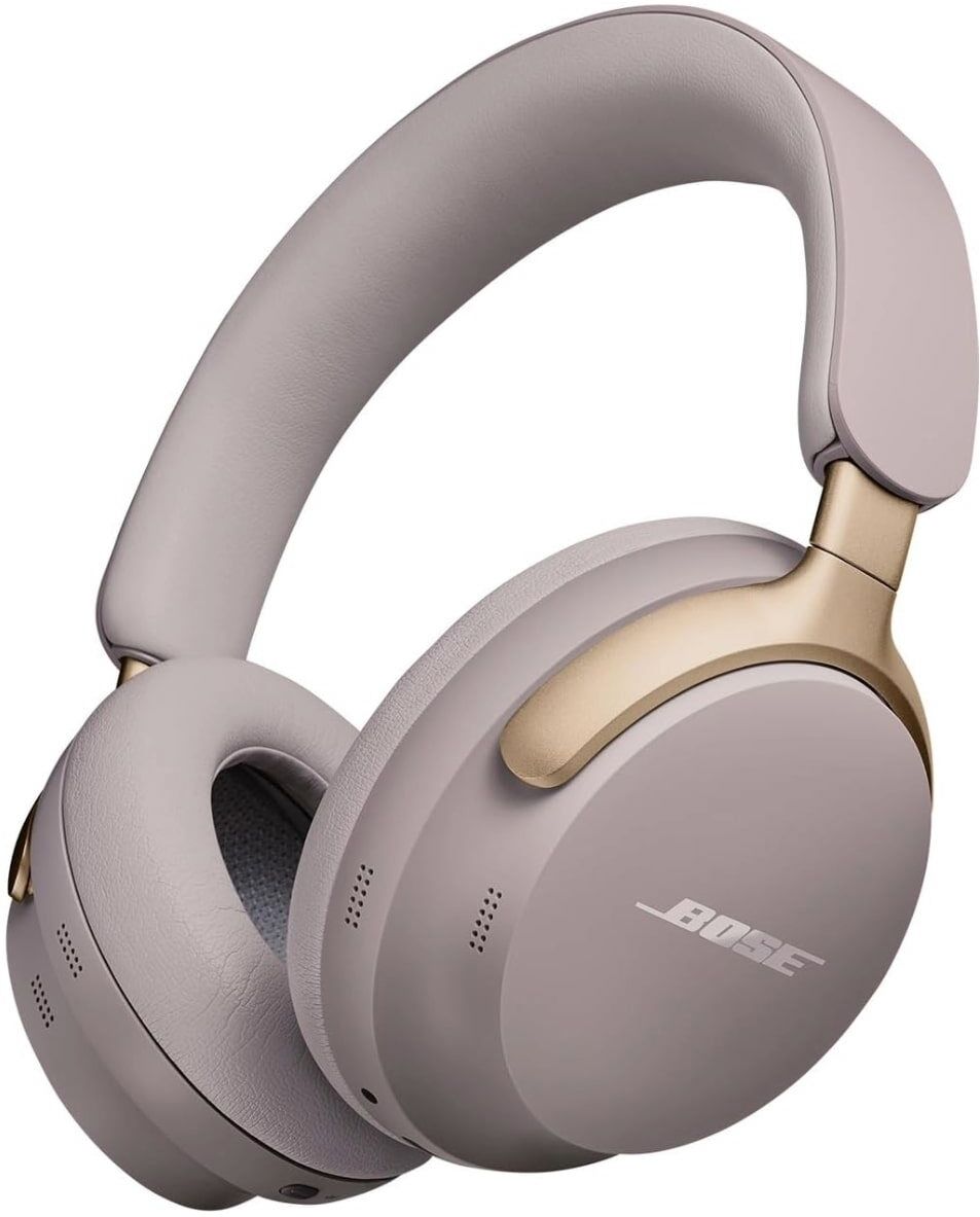 Bose QuietComfort Ultra Wireless Noise Cancelling Over-Ear Headphones Sandstone