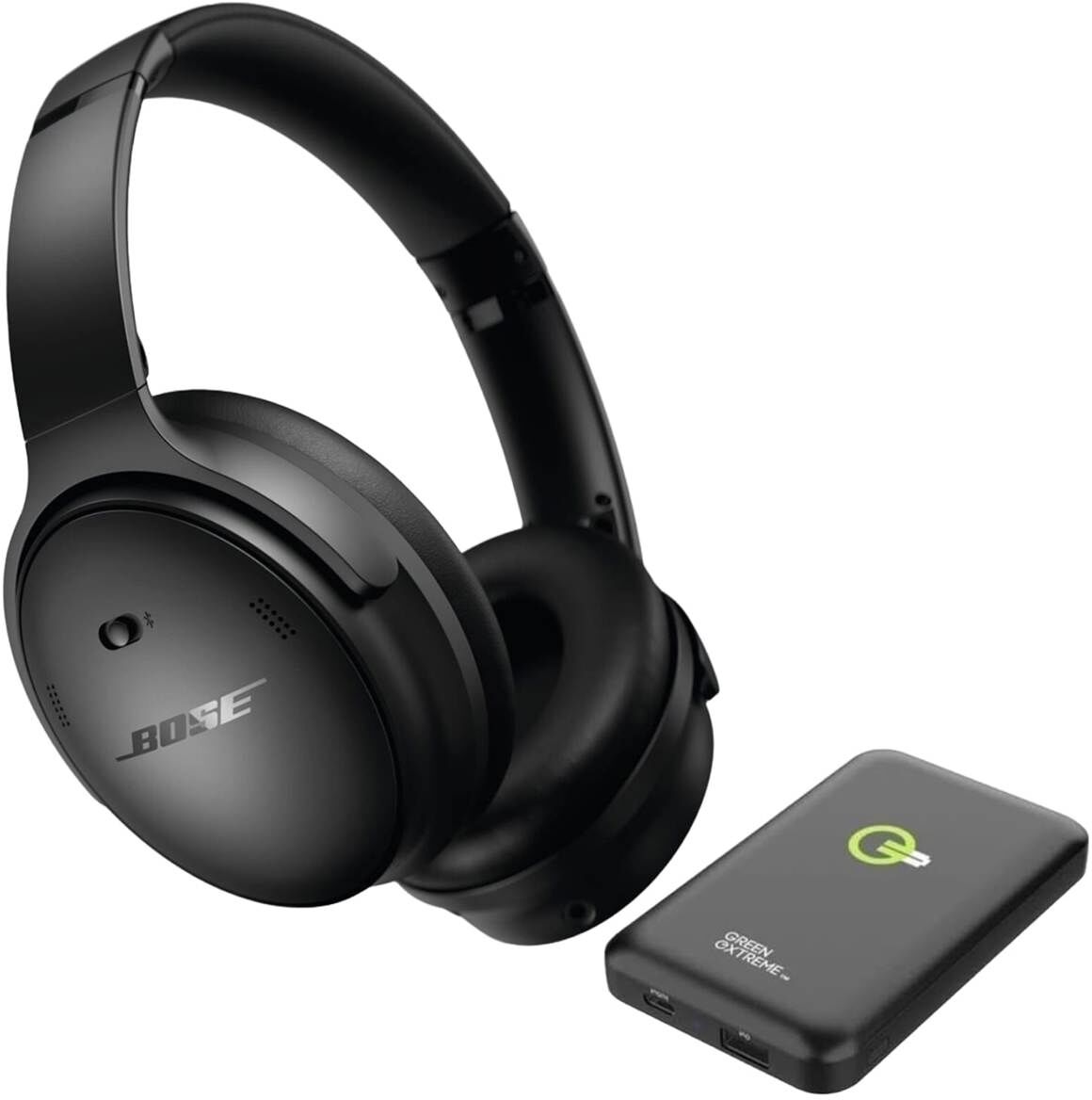 Bose QuietComfort Wireless Noise Cancelling Over-Ear Headphone Black, Power Bank