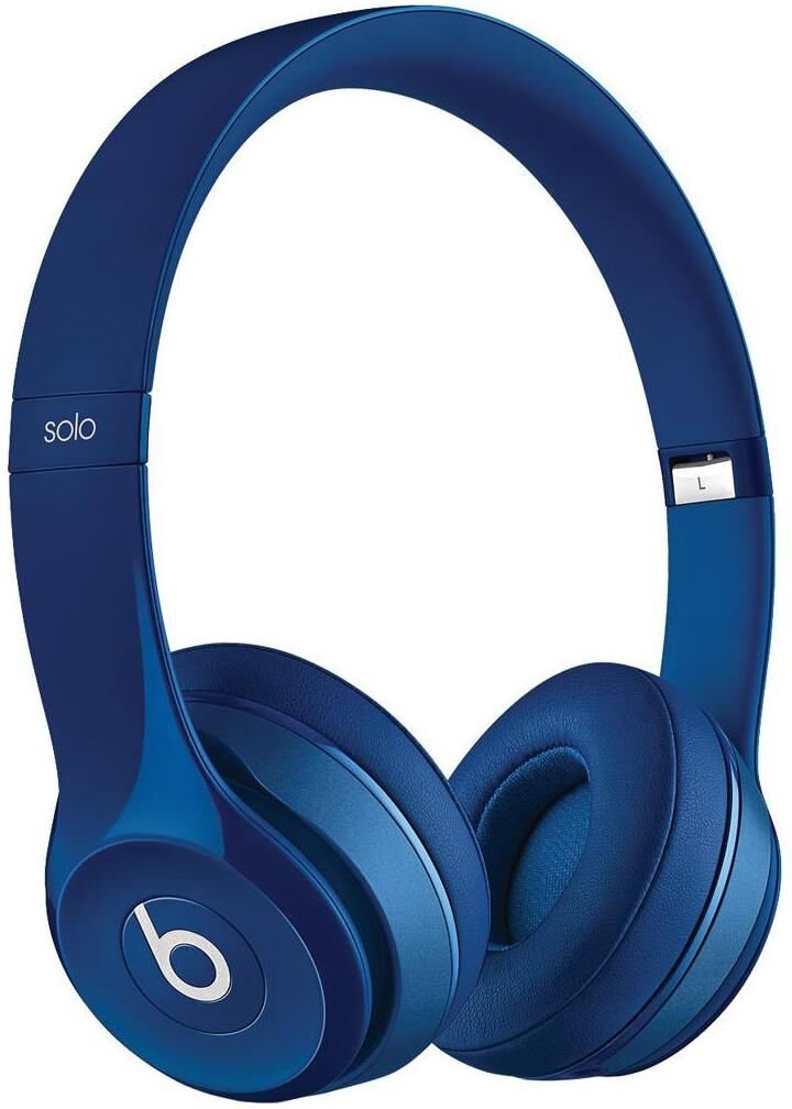 Beats by Dr. Dre Solo2 On-Ear Headphones, 3.5mm Plug, Blue