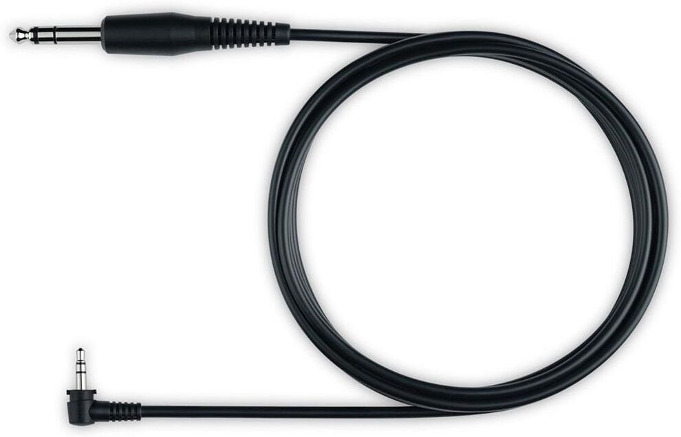 Fostex 9.8' 6.35mm Male Stereo Phone to 3.5mm Male Stereo Mini Cable, Black