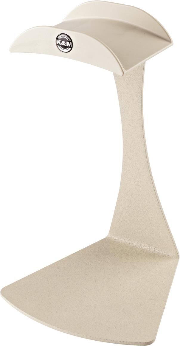 K&M K&amp;M 16075 Tabletop Headphone Stand, Sand Beige