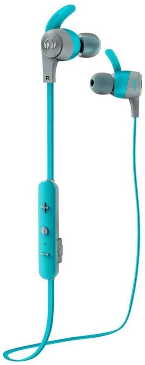 Monster Cable iSport Achieve In-Ear Bluetooth Wireless Headphones, Mic, Blue