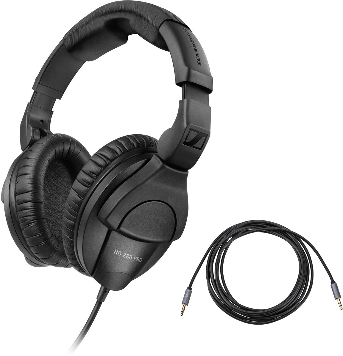 Sennheiser HD 280 PRO Around-the-Ear Monitoring Headphones W/10' 3.5mm F/A Cable