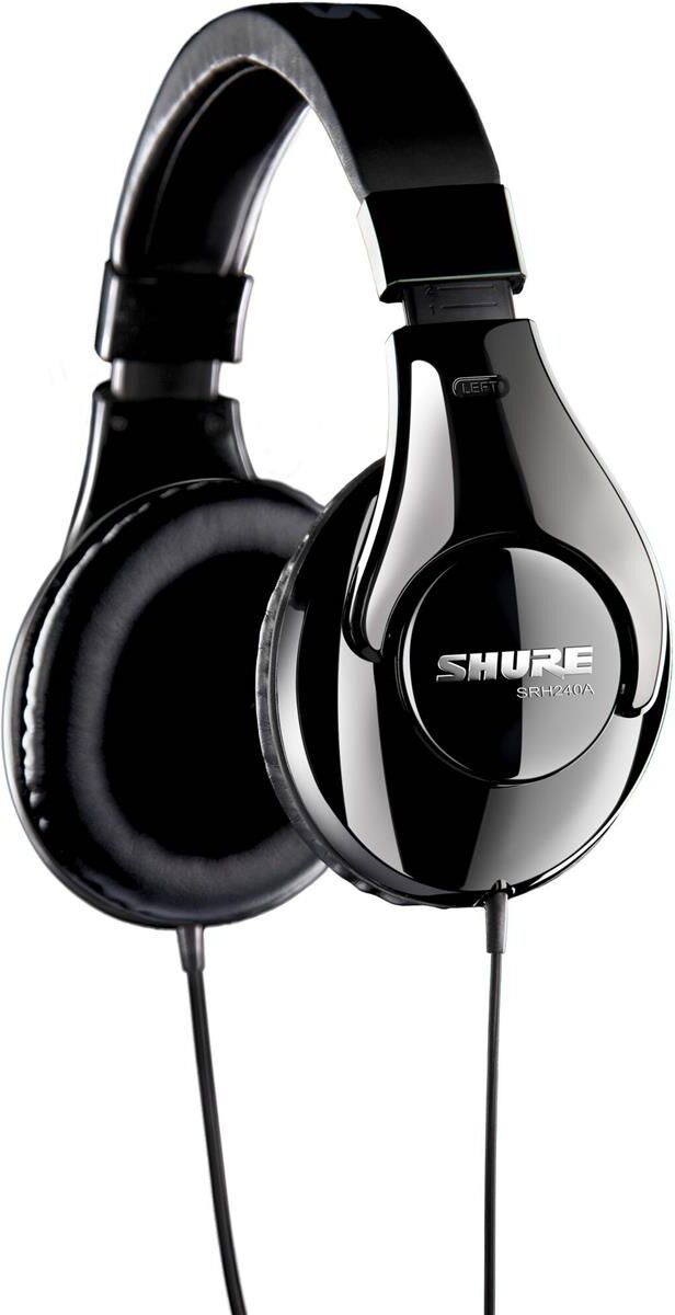 Shure SRH240A Professional Quality Headphones, Black