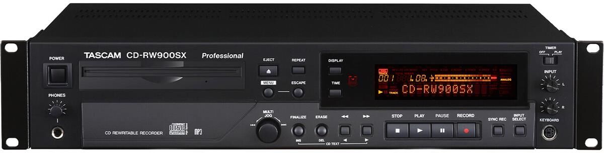 Tascam CD-RW900SX Professional CD Recorder/Player