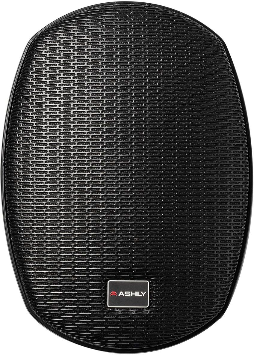 Ashly AW5.2T+ 5.25&quot; 2-Way 50W Indoor/Outdoor Wall Mount Speaker, Black, Pair