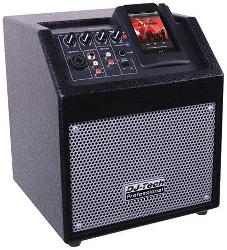 DJ Tech 50W Wireless Public Address Speaker with iPod Dock, Single