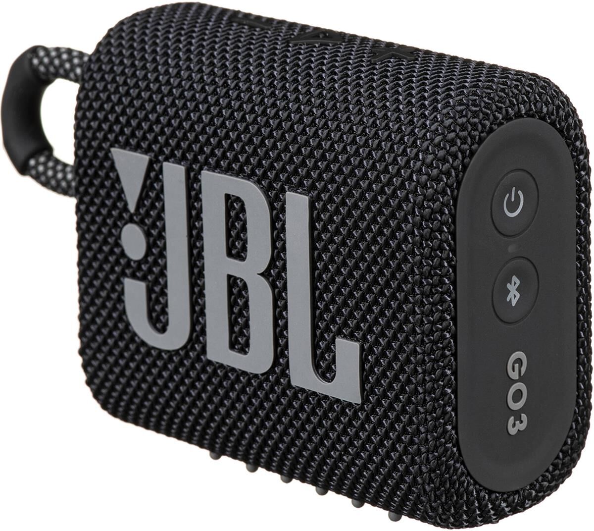 JBL Go 3 Waterproof Portable Bluetooth Speaker Black