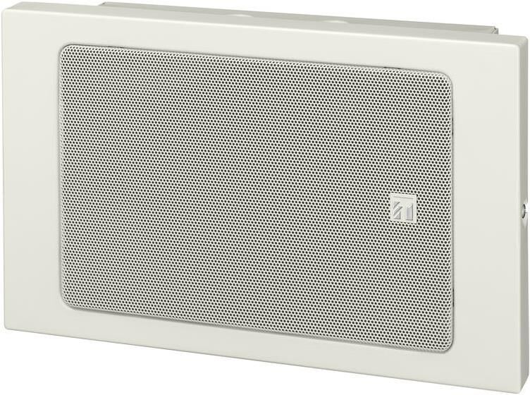 TOA Electronics BS-680U Metal Wall Mount Box 6&quot; Paging Speaker, Single, White