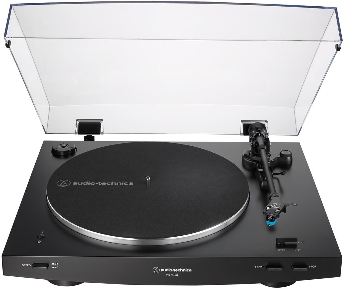 Audio-Technica AT-LP3xBT Fully Automatic Wireless Belt-Drive Turntable, Black