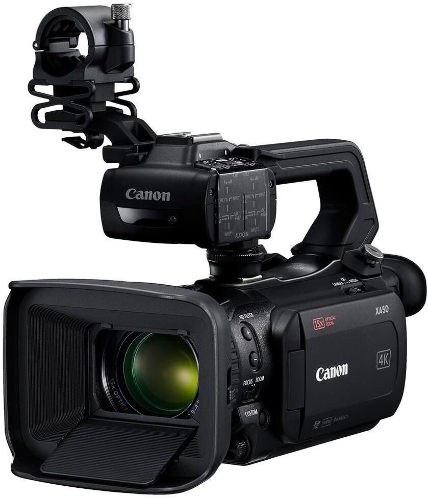 Canon XA50 1&quot; CMOS 4K UHD Pro Camcorder with 15x Optical Zoom Lens