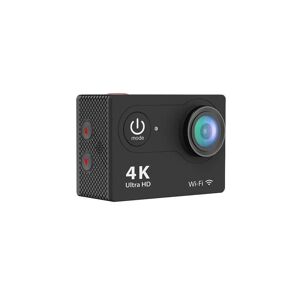IPM 4K Waterproof 12MP Ultra HD Action Camera with Wi-Fi, Black