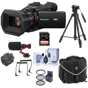 Panasonic HC-X1500 4K Pro Camcorder with 24x Optical Zoom with Essential Kit