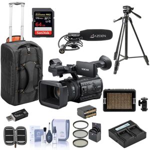 Sony PXWZ150 4K Handheld XDCAM Professional Camcorder With Free Accessory Bundle