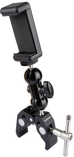 CAMVATE 360 Degree Rotatable Cell Phone Mount with Super Clamp Ball Head