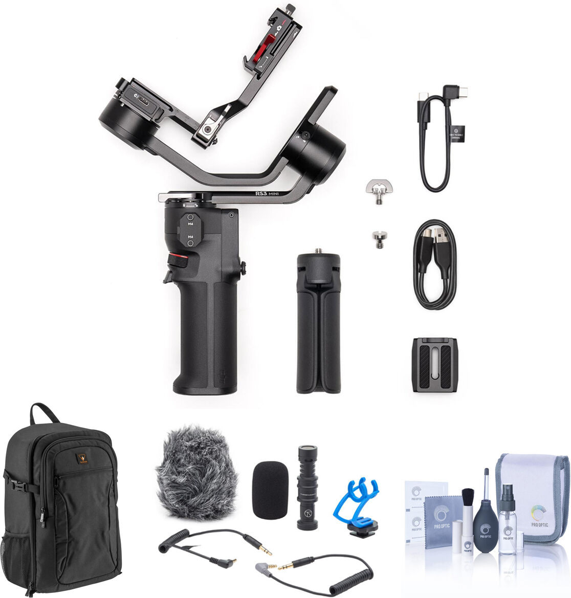 DJI RS 3 Mini 3-Axis Handheld Gimbal Stabilizer with Accessories Kit