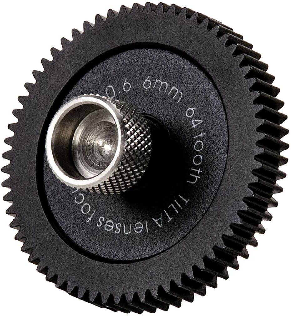 Tilta Follow Focus Lens Drive Gear for FF-T05 6mm 0.6 MOD, 64-Tooth