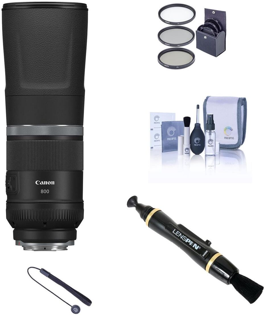 Canon RF 800mm f/11 IS STM Lens with Accessories Kit