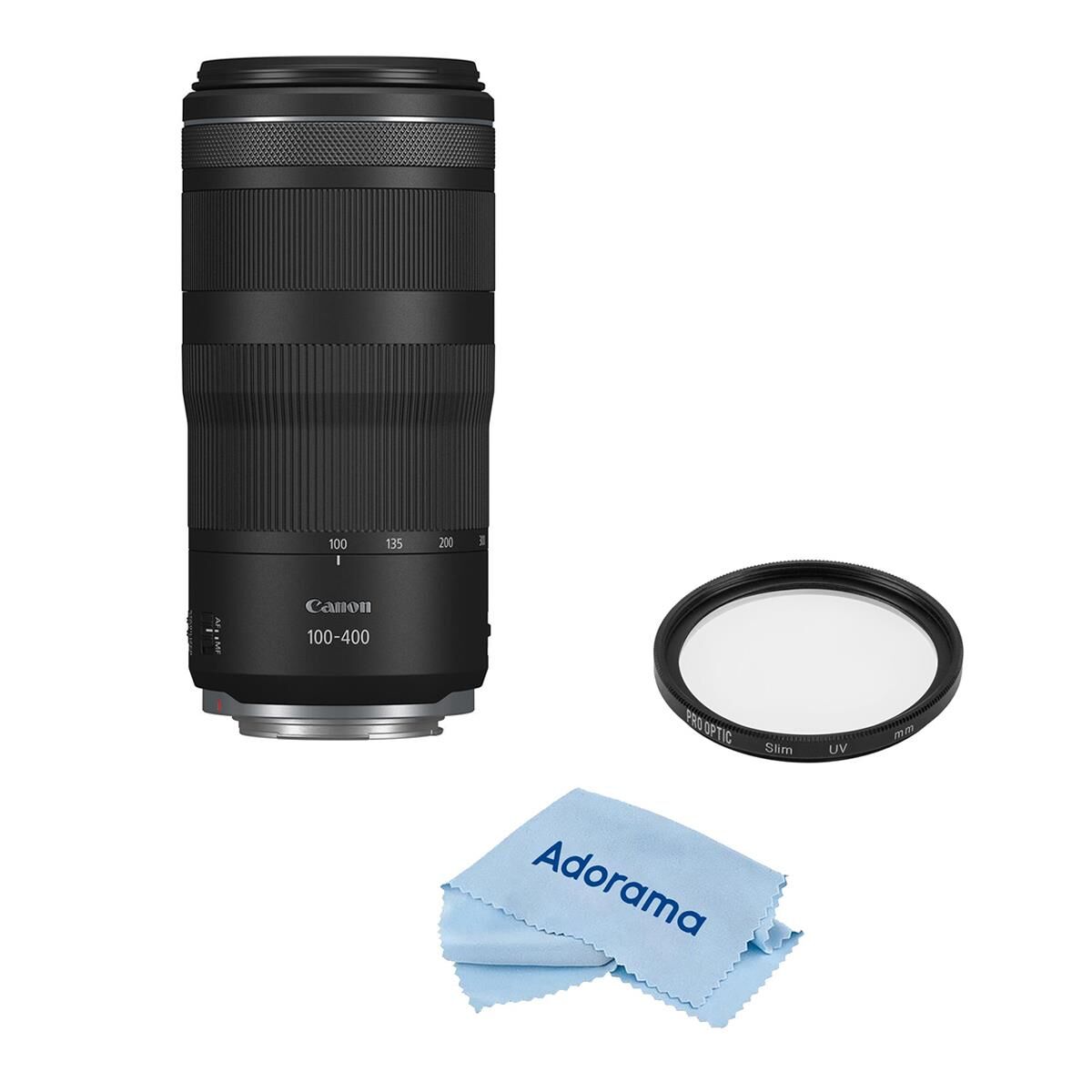 Canon RF 100-400mm f/5.6-8 IS USM Lens with Accessories Kit