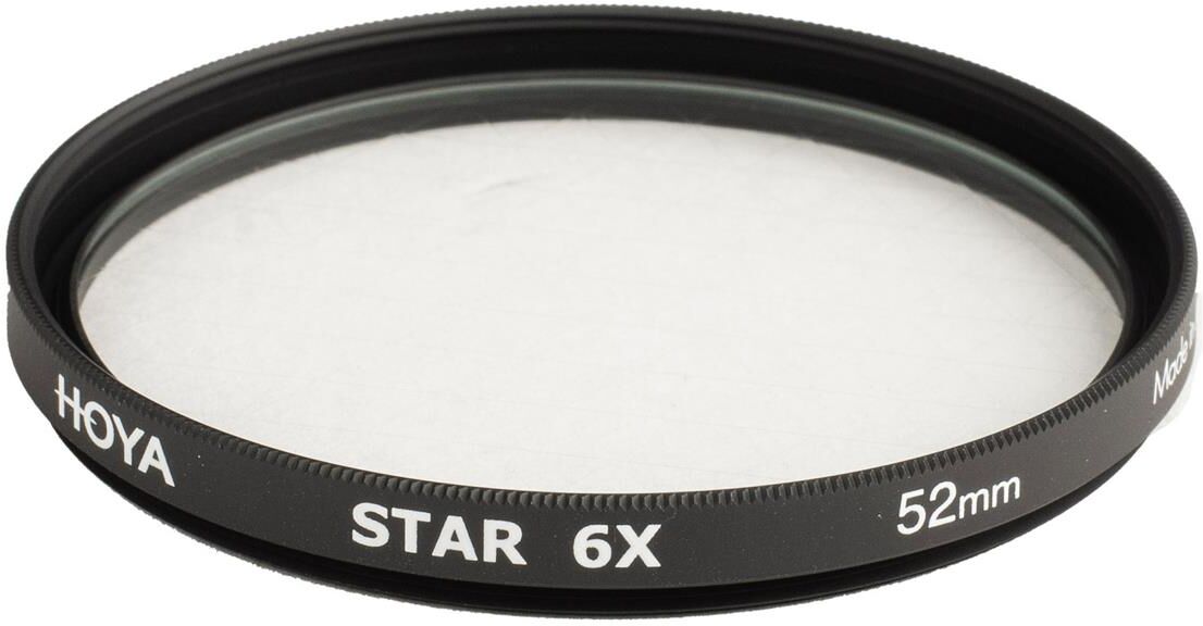 Hoya 52mm Creative Star 6X Cross Screen Glass Filter