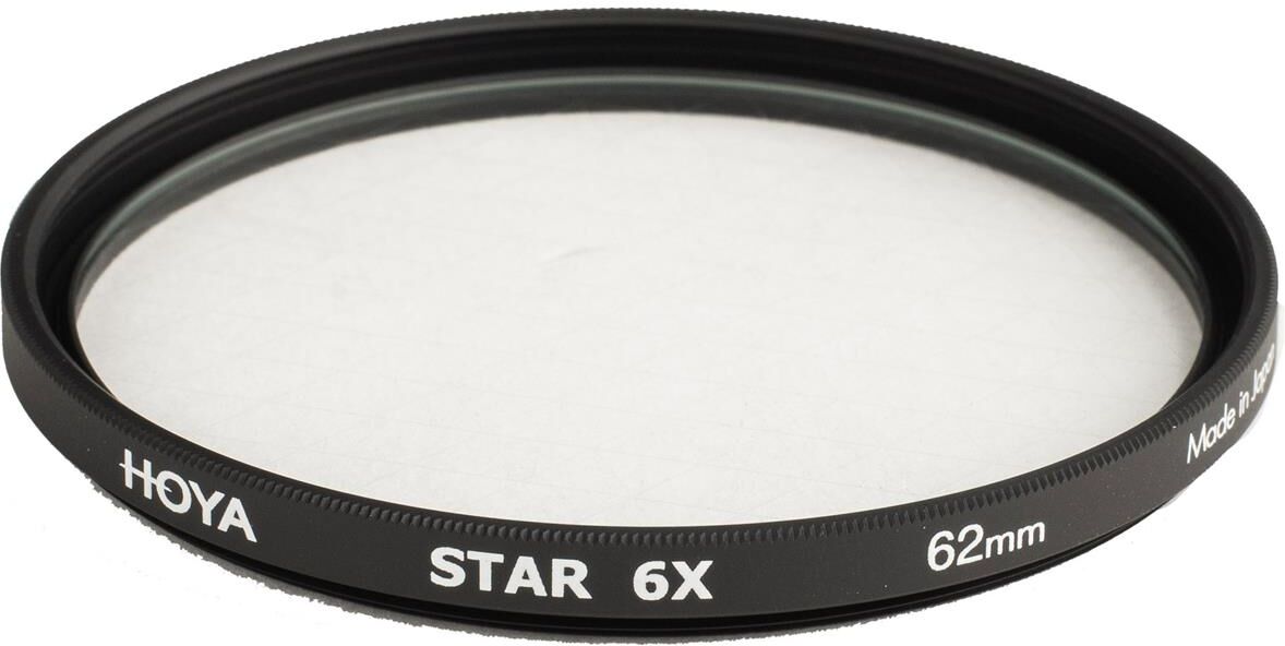 Hoya 62mm Creative Star 6X Cross Screen Glass Filter