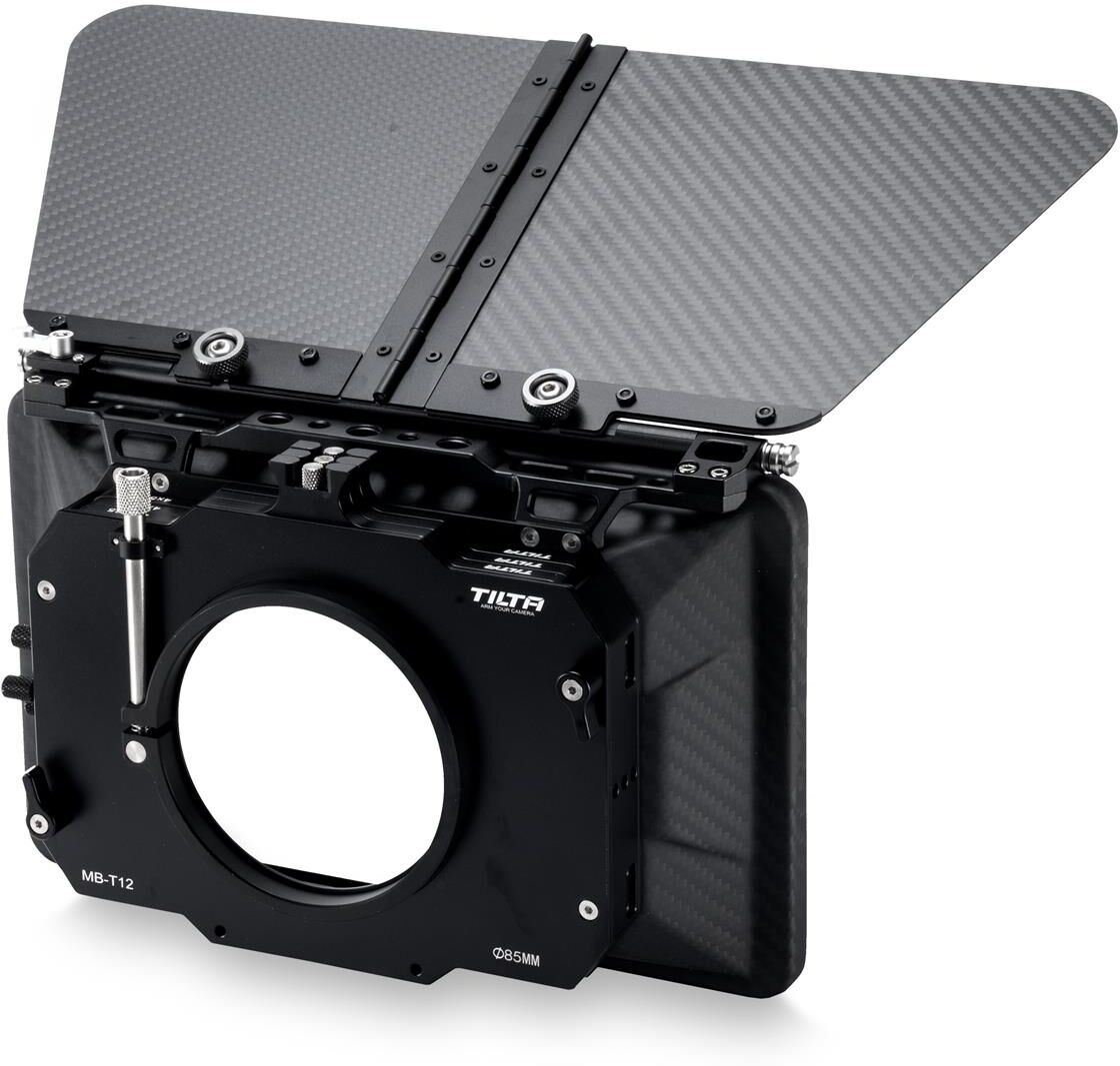 Tilta MB-T12 3-Stage 4x5.65&quot; Carbon Fiber Clamp On Matte Box w/Single 85mm Back