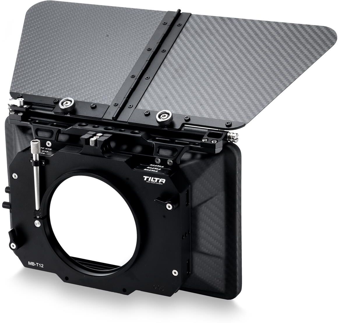 Tilta MB-T12 3-Stage 4x5.65&quot; Carbon Fiber Clamp On Matte Box w/Single 95mm Back