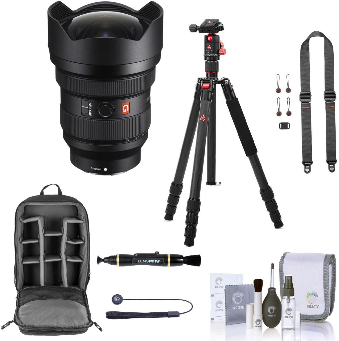 FE 12-24mm f/2.8 GM Lens for Sony E with Essentials Kit