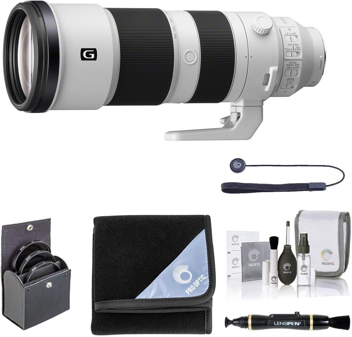 FE 200-600mm f/5.6-6.3 G OSS Lens for Sony E with Accessories Kit