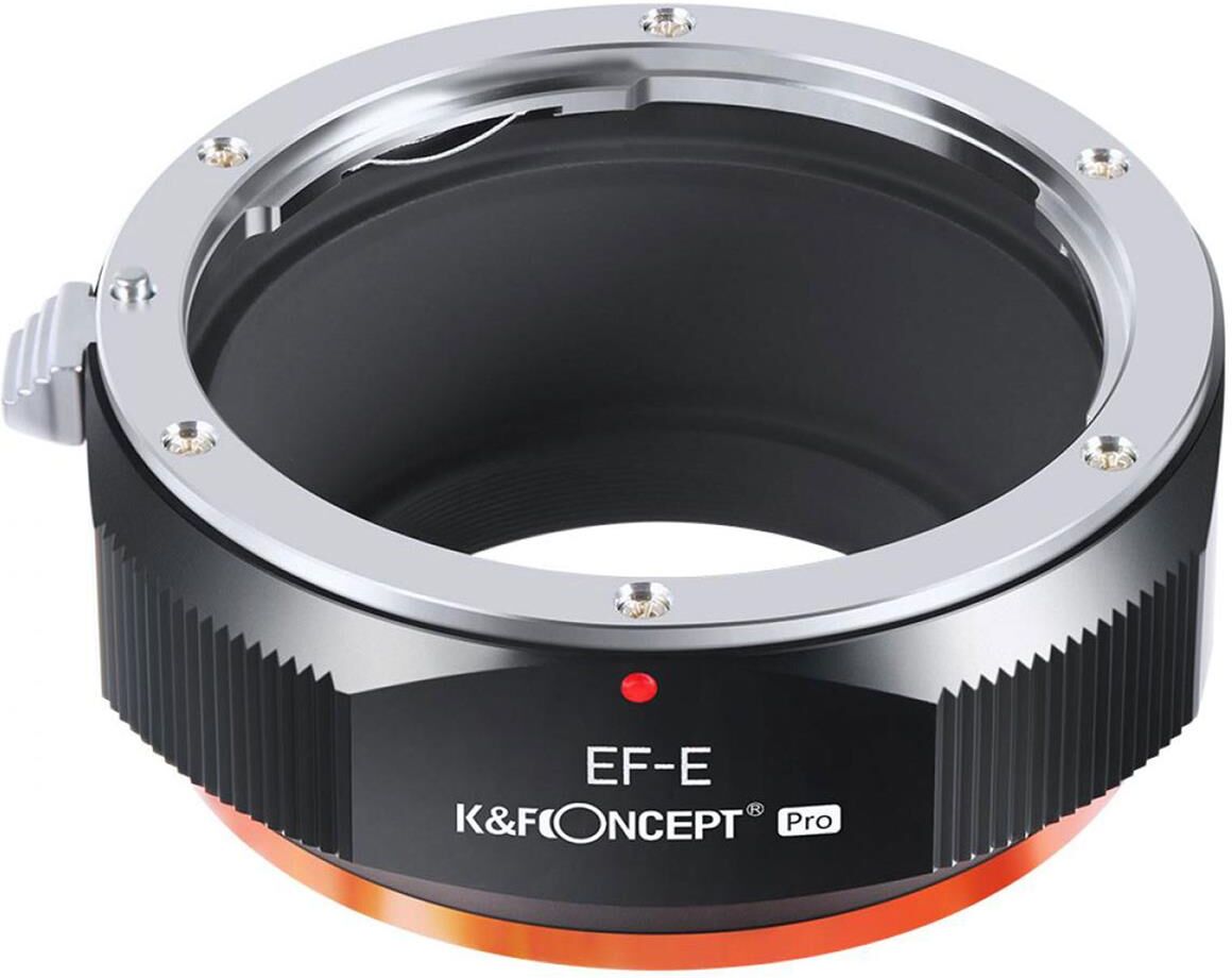 K&F Concept K&amp;F Concept KF M12105 High-precision Lens Adapter Ring, Matte Paint, Orange Secondary Oxide, EOS-NEX