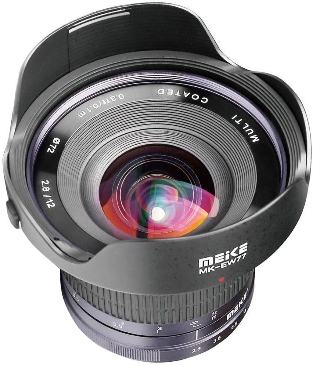 Meike 12mm f/2.8 Lens for Micro Four Thirds, Black