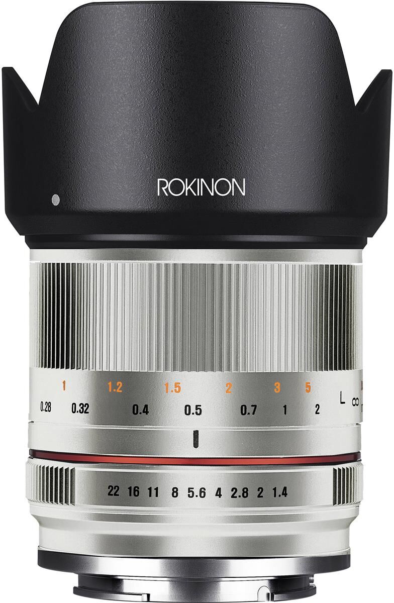 Rokinon 21mm f/1.4 Manual Focus Lens f/Fujifilm X Mount Cameras - Silver