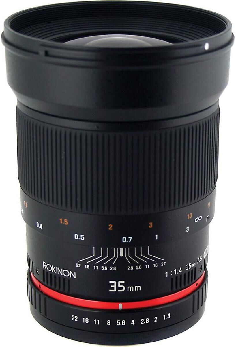 Rokinon 35mm f/1.4 Manual Focus Lens for Sony E-mount Nex Series Cameras