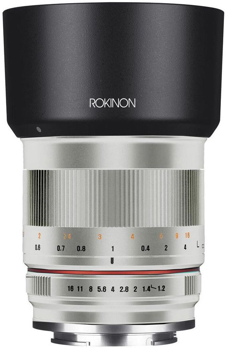 Rokinon 50mm f/1.2 Manual Focus Lens f/Fujifilm X Mount Cameras - Silver