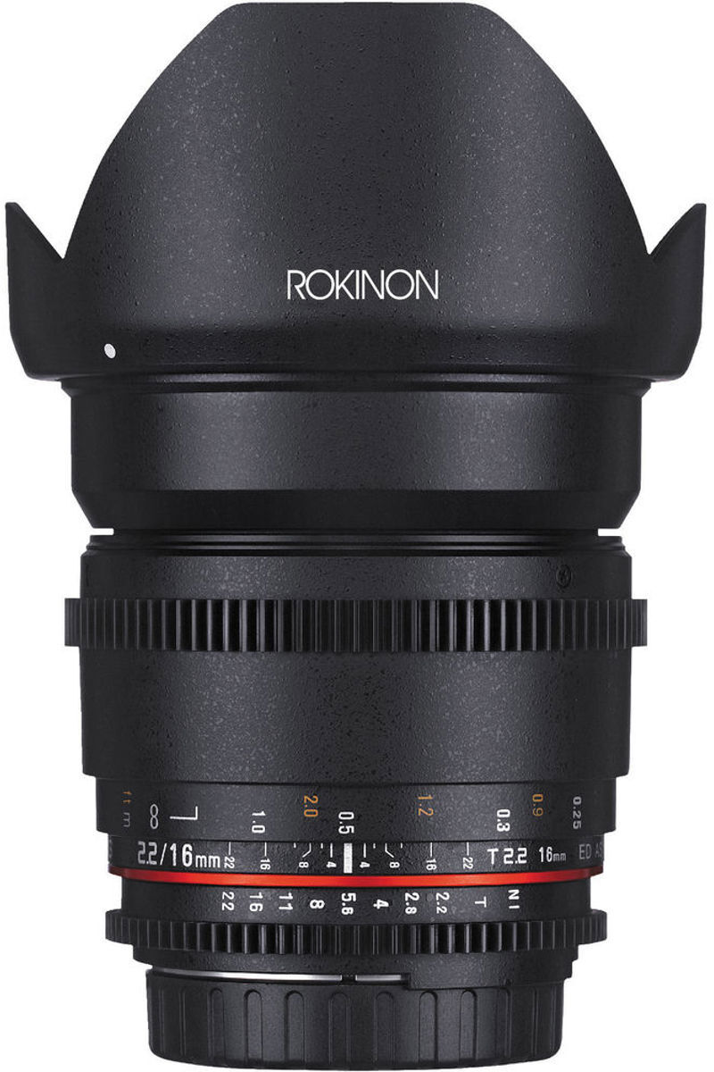 Rokinon 16mm T2.2 Cine DS Lens for Canon EF