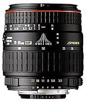 Disc. 28-80mm f/3.5-5.6 Compact Aspherical Hyperzoom Auto Focus Wide Angle Telephoto Macro Lens with Hood for Sigma Cameras