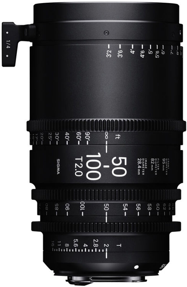 Sigma 50-100mm T2.0 High-Speed Cine Lens for Sony E, Meter