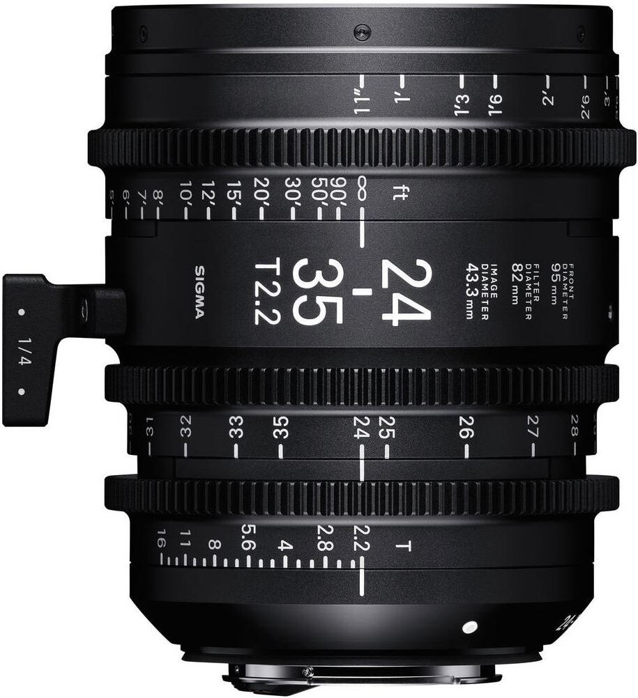 Sigma 24-35mm T2.2 FF Fully Luminous Lens for Sony E, Feet