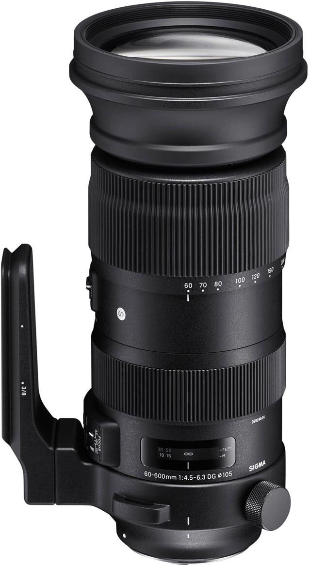 Sigma 60-600mm f/4.5-6.3 DG OS HSM Sports Lens for Nikon F