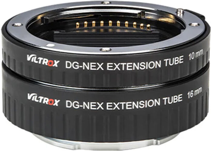 Viltrox DG-NEX Automatic Extension Tube Set for Sony E Mount Lens &amp; NEX Cameras