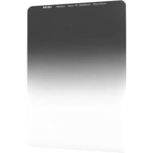 NiSi 180x210mm Nano IR Medium Graduated GND8 (0.9) Neutral Density Filter,3-Stop