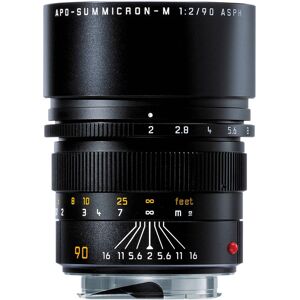 Leica 90mm f/2.0 APO-Summicron-M Aspherical Lens for M System, Black