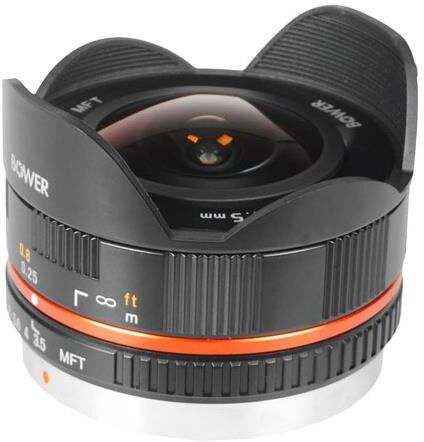 Bose Bower 7.5mm f/3.5 Fisheye Lens for Micro 4/3 Mount Cameras