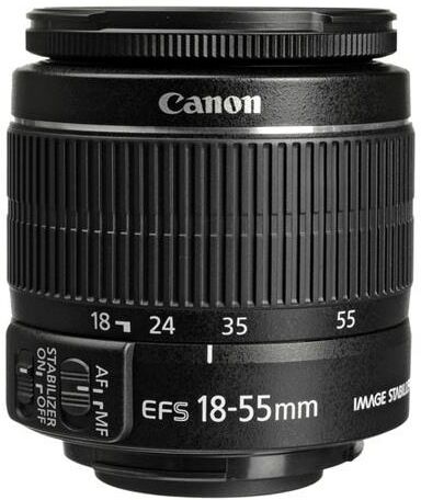 Canon EF-S 18-55mm f/3.5-5.6 IS Lens, Gray Market