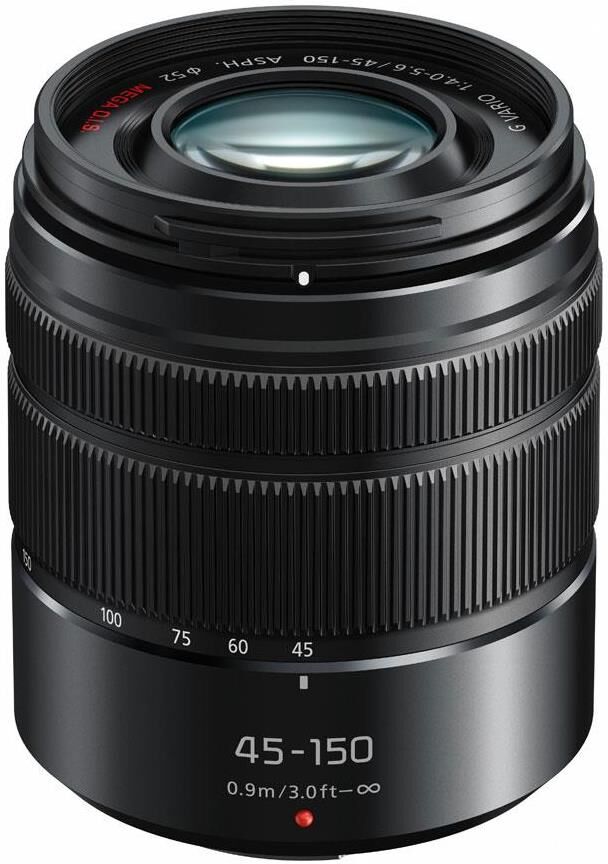 Panasonic Lumix G Vario 45-150mm f/4.0-5.6 Aspherical Lens for MFT, Matte Black