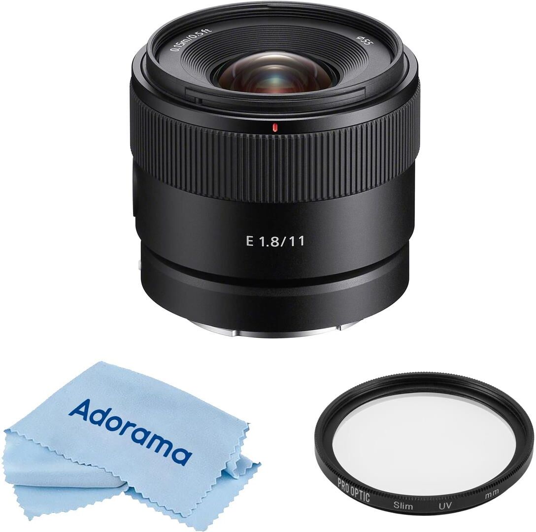 E 11mm f/1.8 Lens for Sony E with Accessories Kit