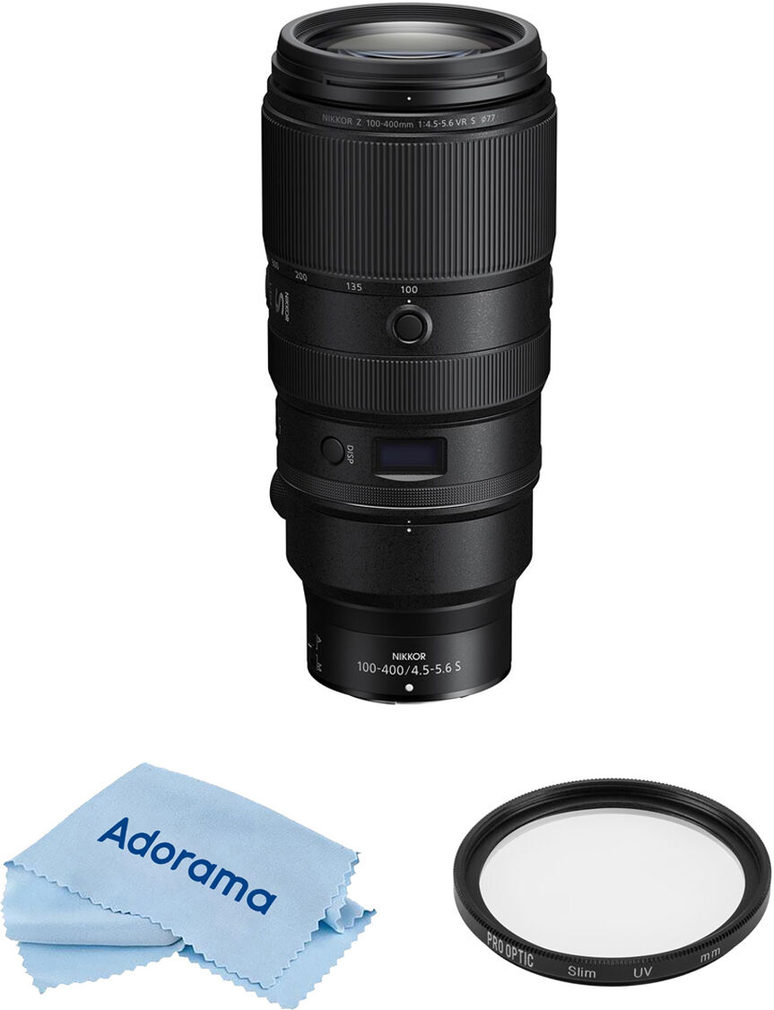 Nikon NIKKOR Z 100-400mm f/4.5-5.6 VR S Lens with Accessories Kit