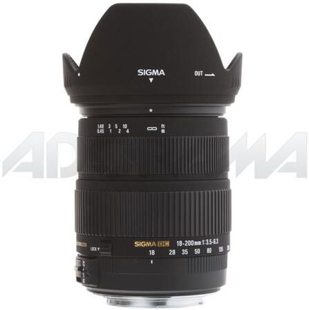 Sigma 18mm-200mm f3.5-6.3 DC OS AF Lens for Canon DSLR -USA #888101