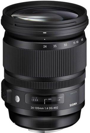 24-105mm f/4.0 DG OS HSM ART Lens for Sigma DSLR Cameras - USA Warranty