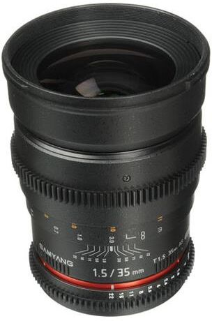 Samyang 35mm T1.5 Cine Lens for Sony Alpha Video DSLR Cameras